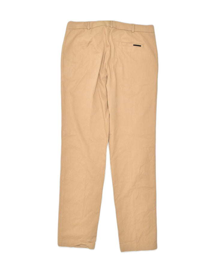 HUGO BOSS Womens Oversized Pegged Casual Trousers W34 L33 Brown Cotton | Vintage | Thrift | Second-Hand | Used Clothing | Messina Hembry 