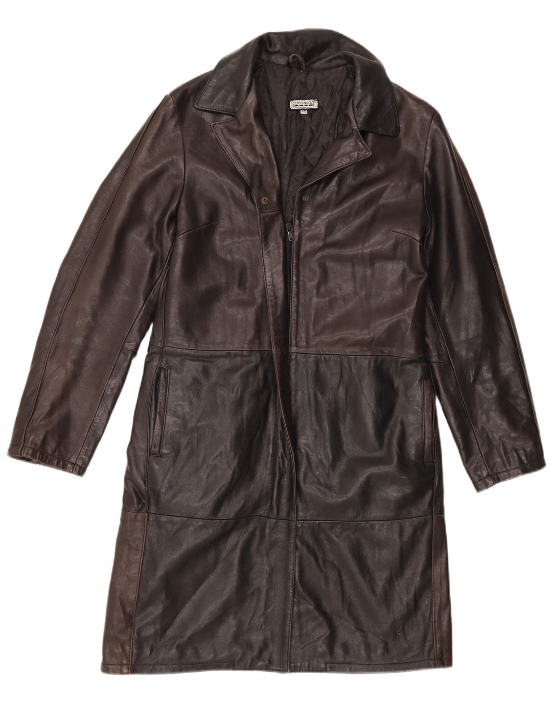 Coconuda ženski kožni kaput IT 46 Large Brown Leather