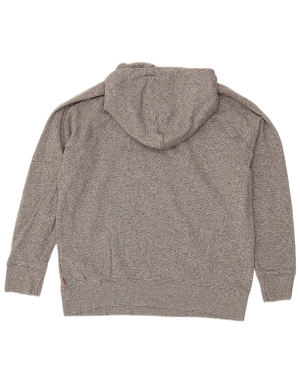 LEVI'S Ženska velika majica s kapuljačom s kapuljačom UK 10 Small Grey Flected