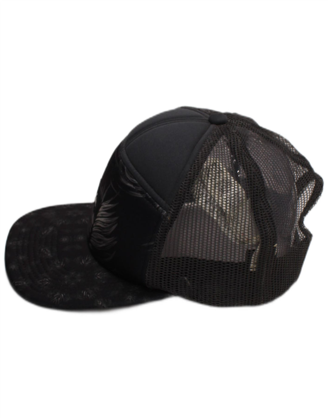 QUIKSILVER Mens Graphic Trucker Cap One Size Black Floral Polyester
