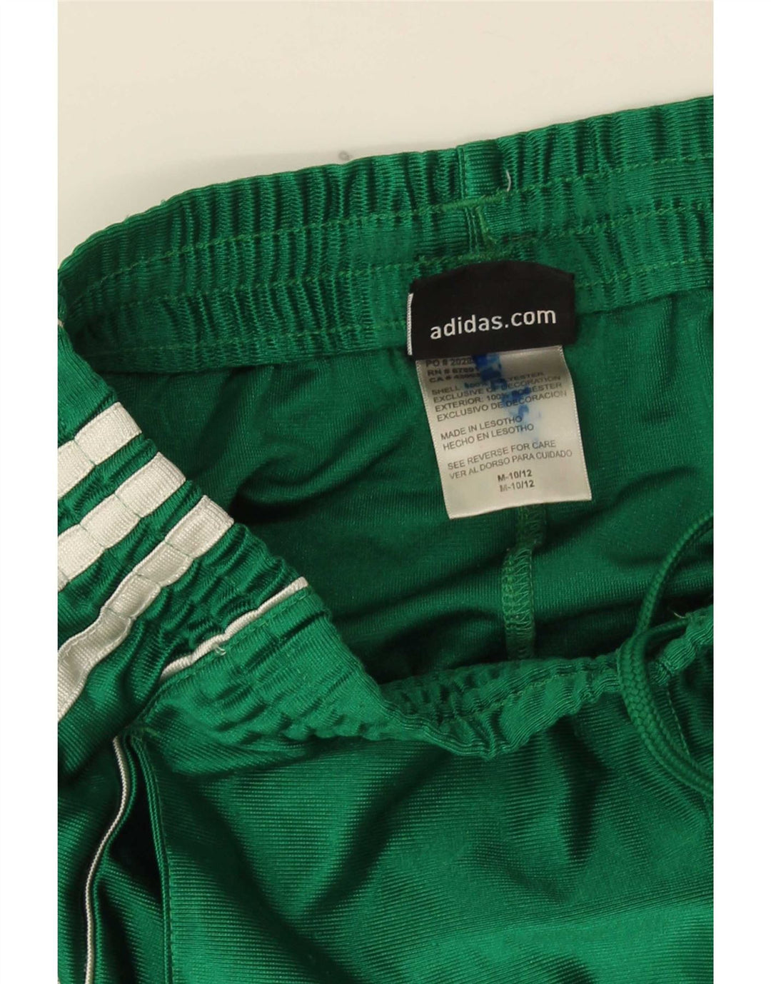 Adidas kratke sportske hlače za dječake od 10 do 11 godina srednje zelene boje od poliestera