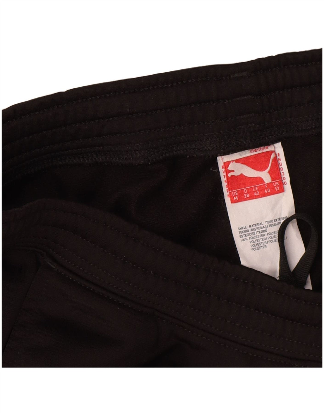 Puma ženske hlače za trenirku UK 12 Srednje crni poliester