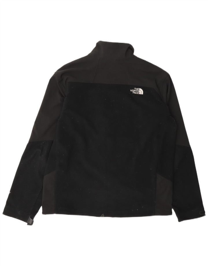 The North Face muška kišna jakna UK 40 veliki crni poliester u boji