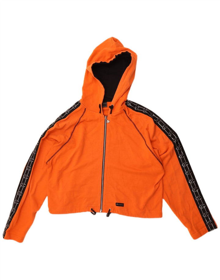 Champion ženski prekomjerni pulover s kapuljačom s patentnim zatvaračem UK 16 velika narančasta