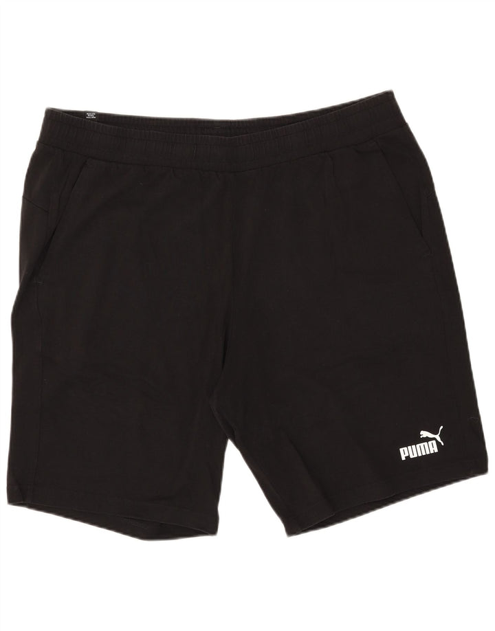Puma muške sportske kratke hlače 2XL crni pamuk