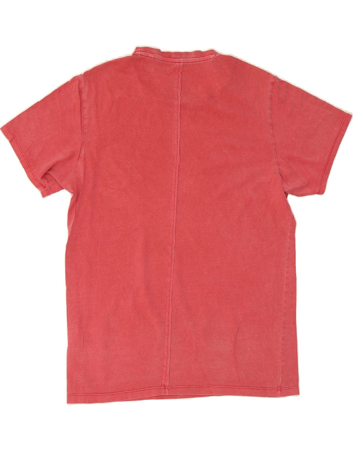 GUESS Mens Graphic T-Shirt Top Small Red Cotton Vintage Guess and Second-Hand Guess from Messina Hembry 