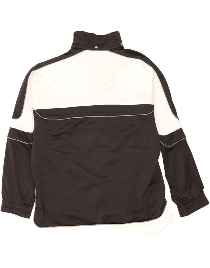 DIADORA Mens Tracksuit Top Jacket UK 36 Small Black Colourblock Polyester Vintage Diadora and Second-Hand Diadora from Messina Hembry 