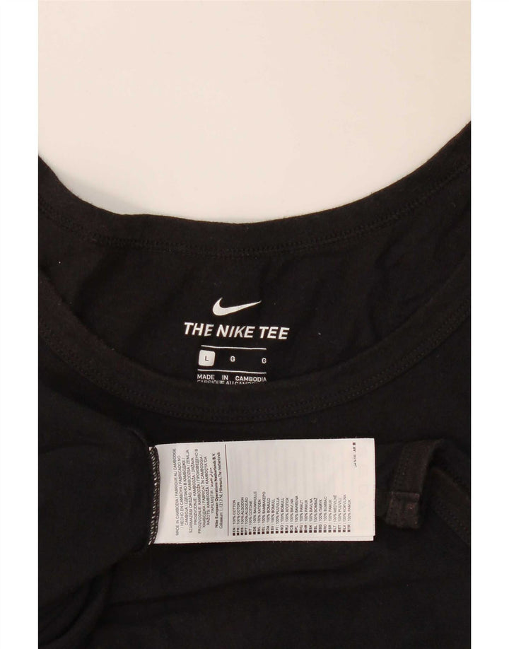 Nike muški gornji dio prsluka veliki crni pamuk