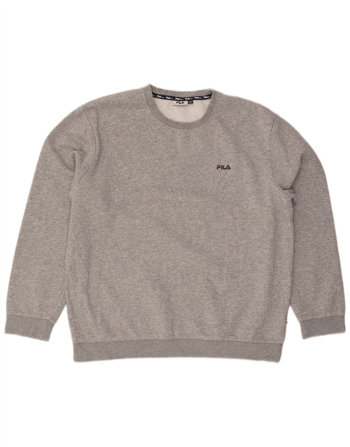 Fila muški džemper 2XL sivi flekasti pamuk