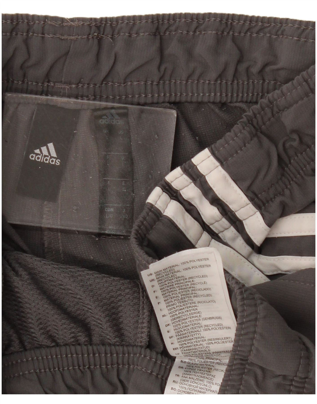 Adidas muške sportske kratke hlače veliki sivi poliester