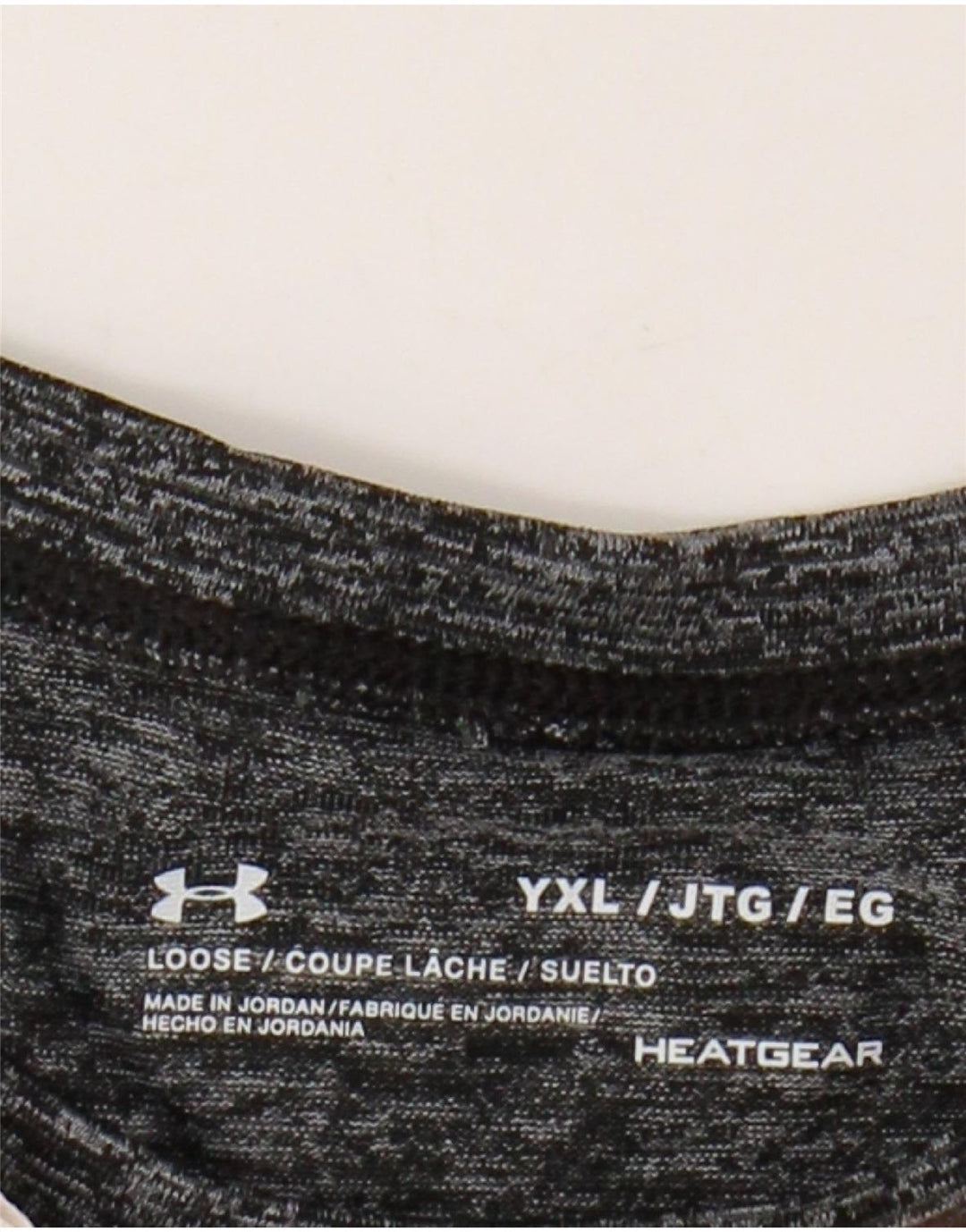 UNDER ARMOUR Top majica kratkih rukava Heat Gear za djevojčice 13-14 godina XL siva