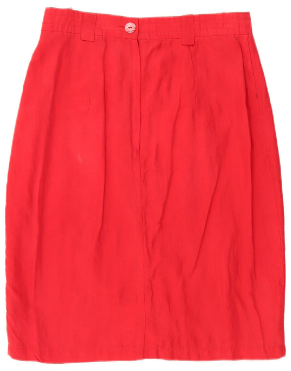 BETTY BARCLAY Ženska pencil suknja UK 14 srednje W28 crvena svila