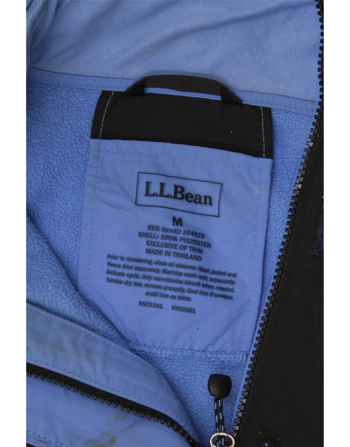 L.L.Bean ženska velika vjetrovka s kapuljačom UK 14 srednje crna
