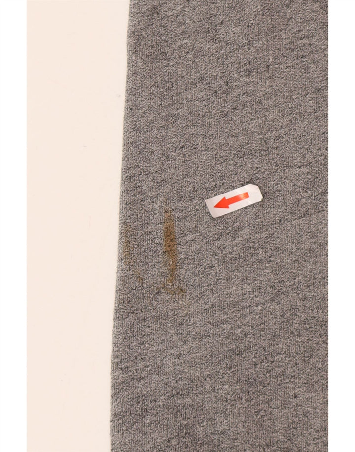 Superdry muška majica s kapuljačom s kapuljačom, srednje sivi pamuk