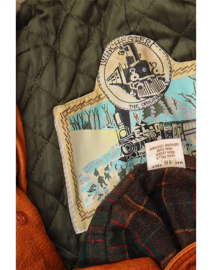 WINCHESTER Muška kožna jakna IT 48 Srednje smeđa koža