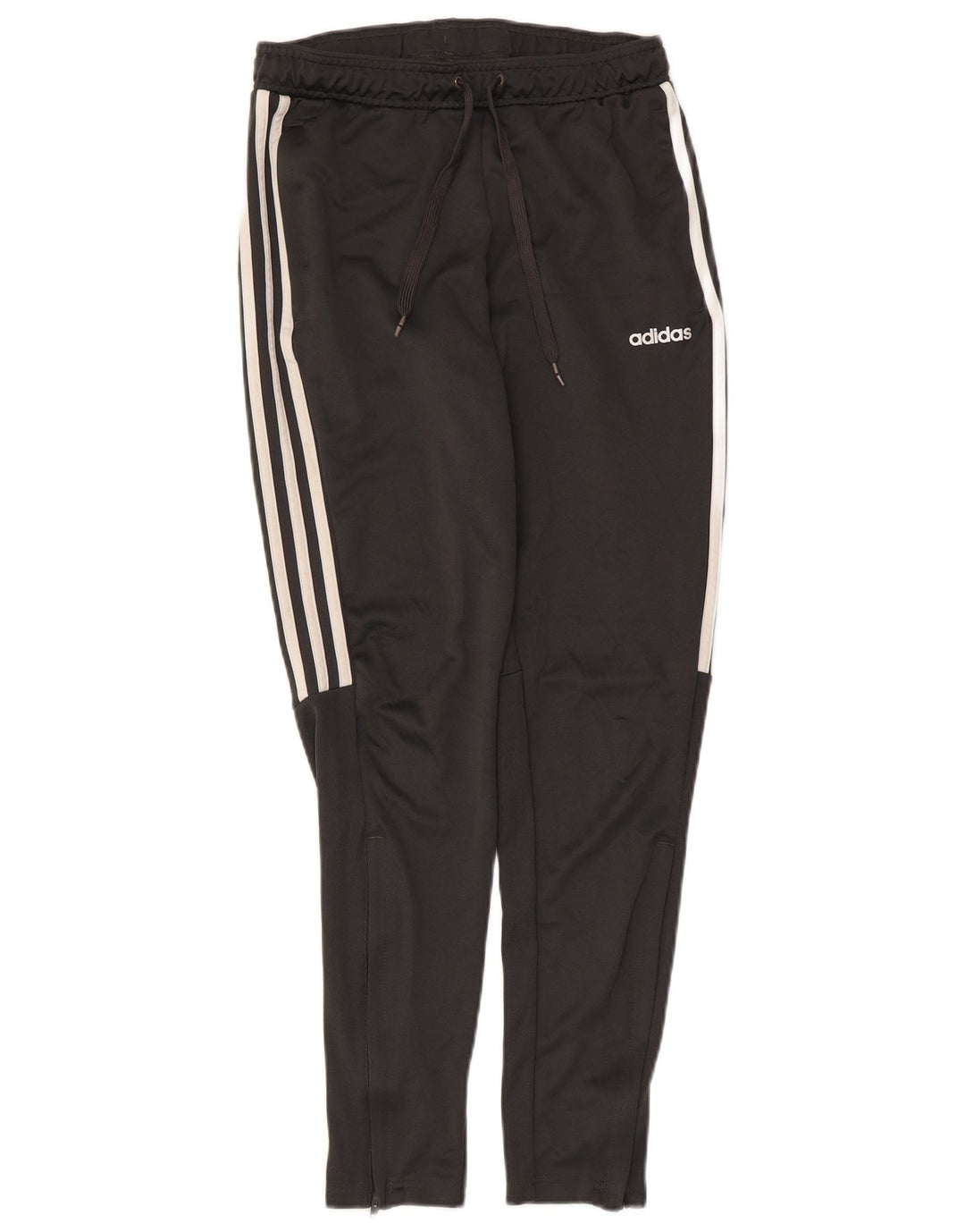 Adidas muške hlače za trenirku UK 8/10 male crne poliesterske