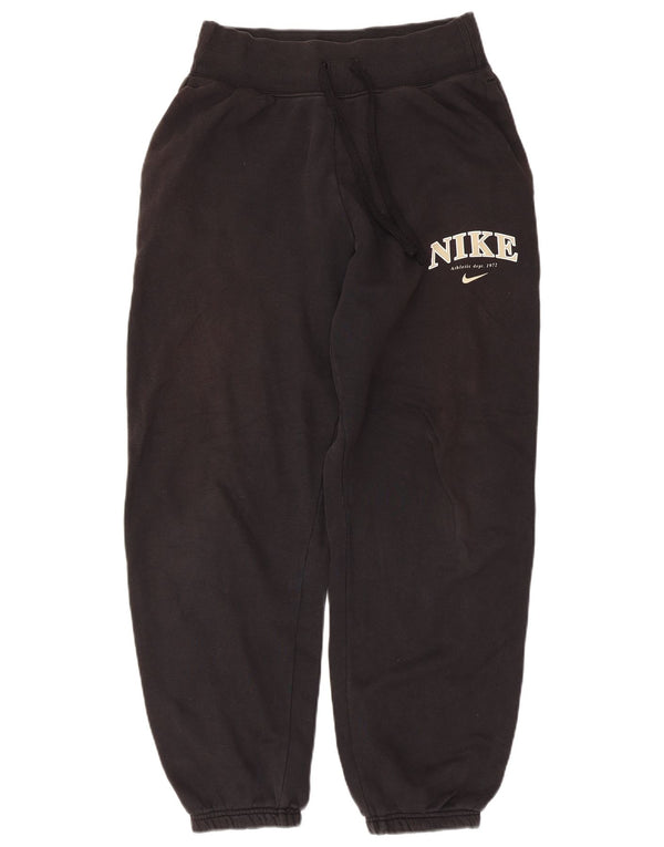 Nike muške grafičke trenirke hlače joggers XS crni pamuk
