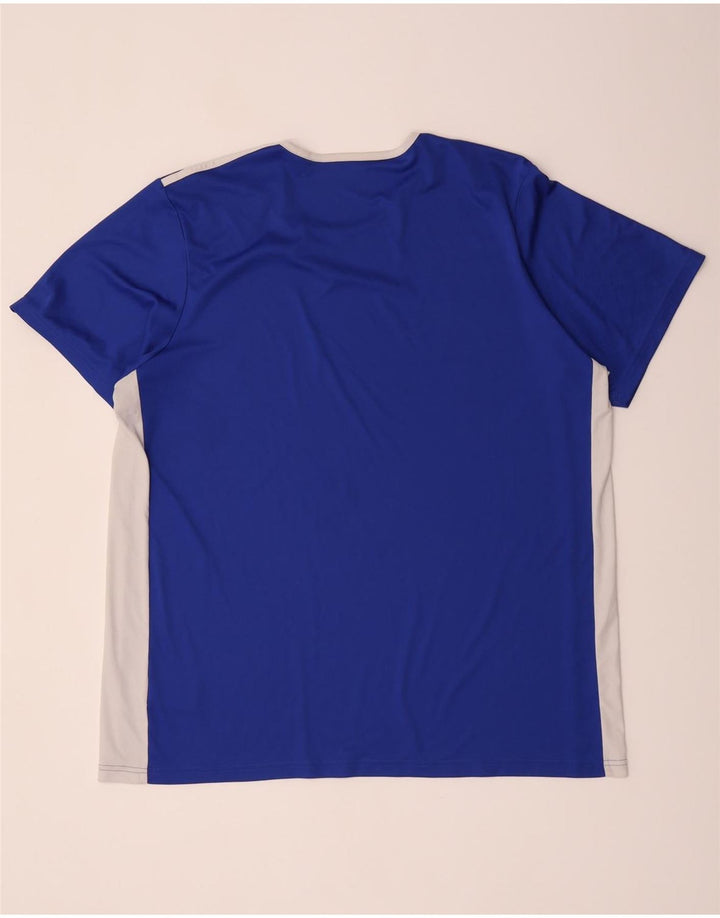 Adidas muška majica Climalite Top 2XL poliester plave boje