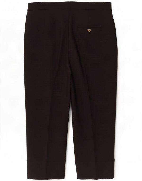 Ženske široke skraćene hlače Marks & Spencer UK 16 Large W38 L23 Black