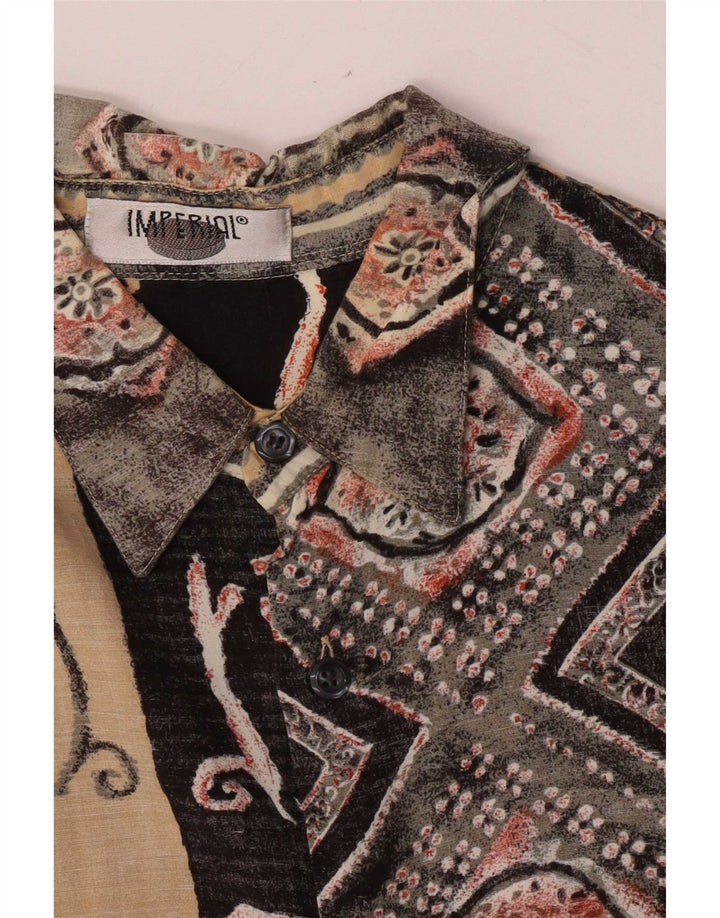 Imperial muška košulja kratkih rukava srednje crna patchwork