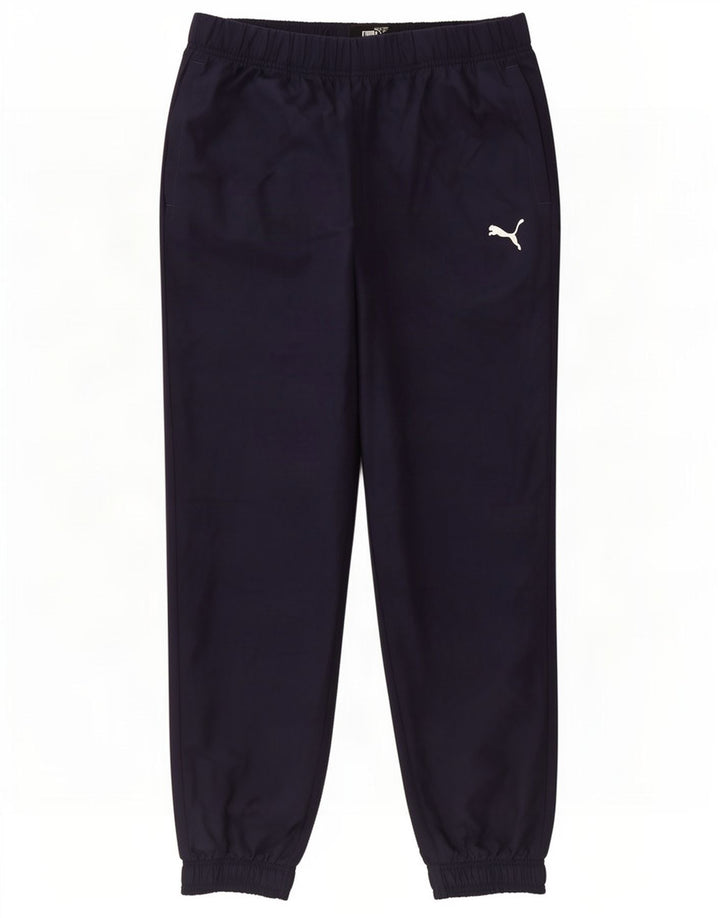 Puma muške trenirke Hlače Joggers Large tamnoplavi poliester