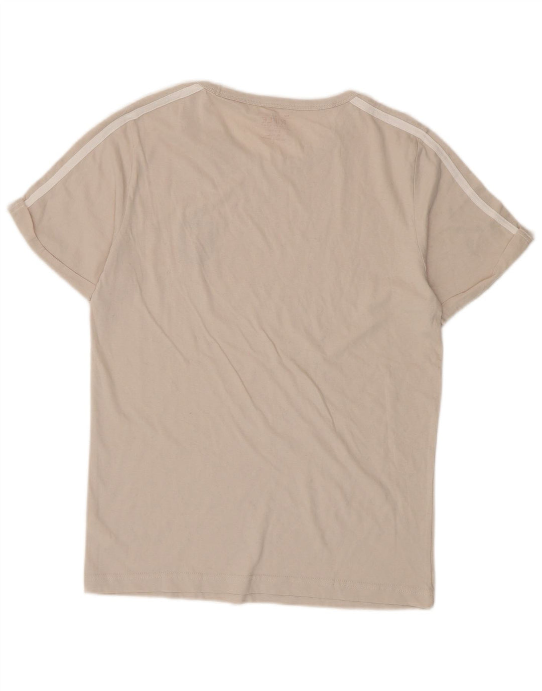 RIFLE Ženska majica kratkih rukava UK 14 Large Off White Pamuk