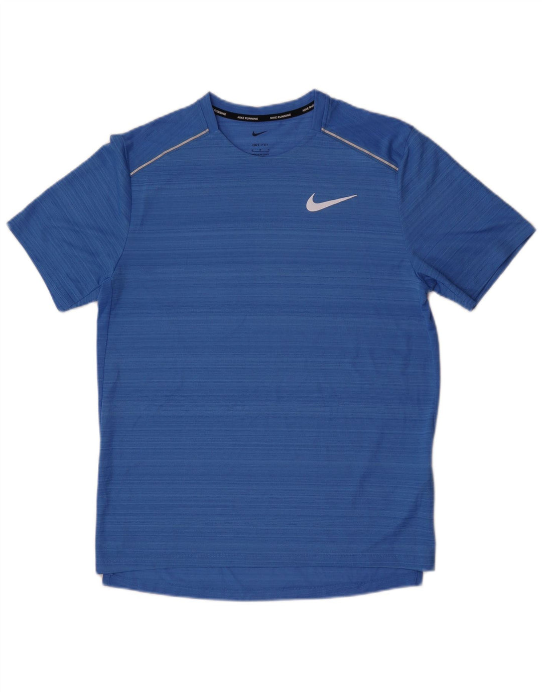 Nike Dri Fit T-Shirt Top srednje plave pruge od poliestera