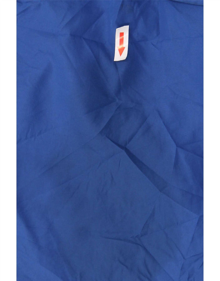 Muška kišna jakna s kapuljačom Eddie Bauer UK 38 srednje plavi poliester