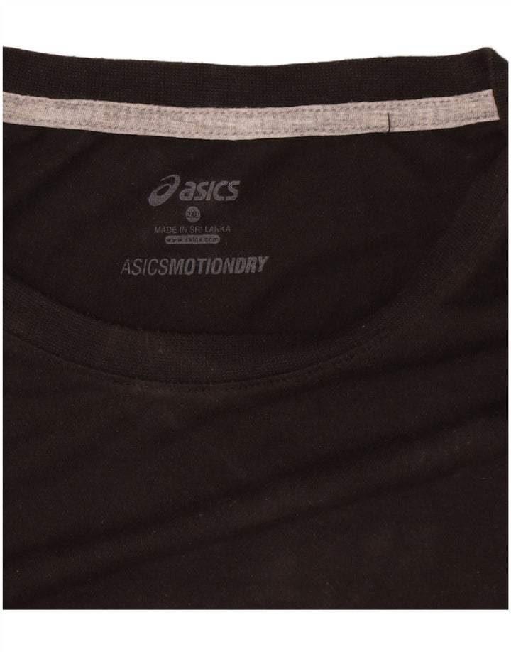 Asics muška majica kratkih rukava 2XL crni pamuk