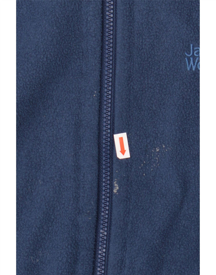 Jack Wolfskin muška jakna od flisa s podstavom UK 42 velika tamnoplava poliester