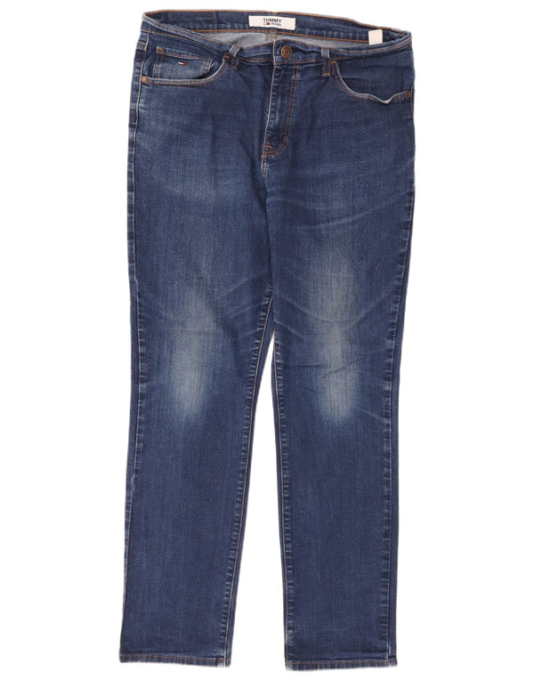 Tommy Hilfiger muške uske traperice Droite W36 L32 plave