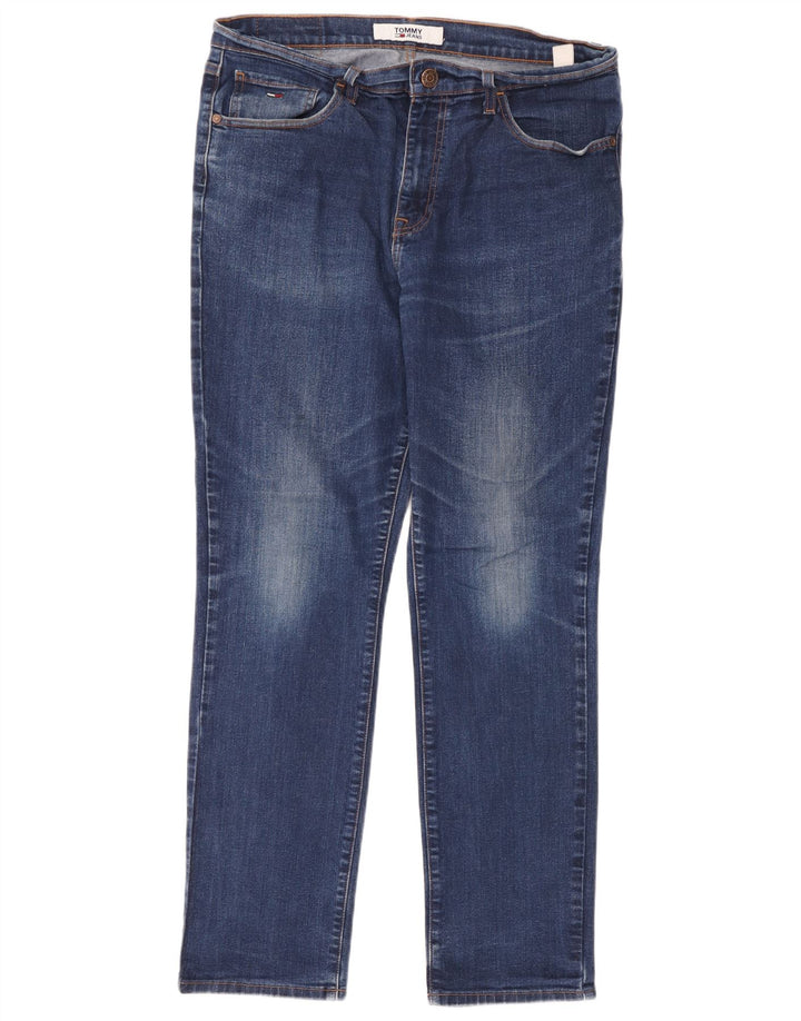 Tommy Hilfiger muške uske traperice Droite W36 L32 plave