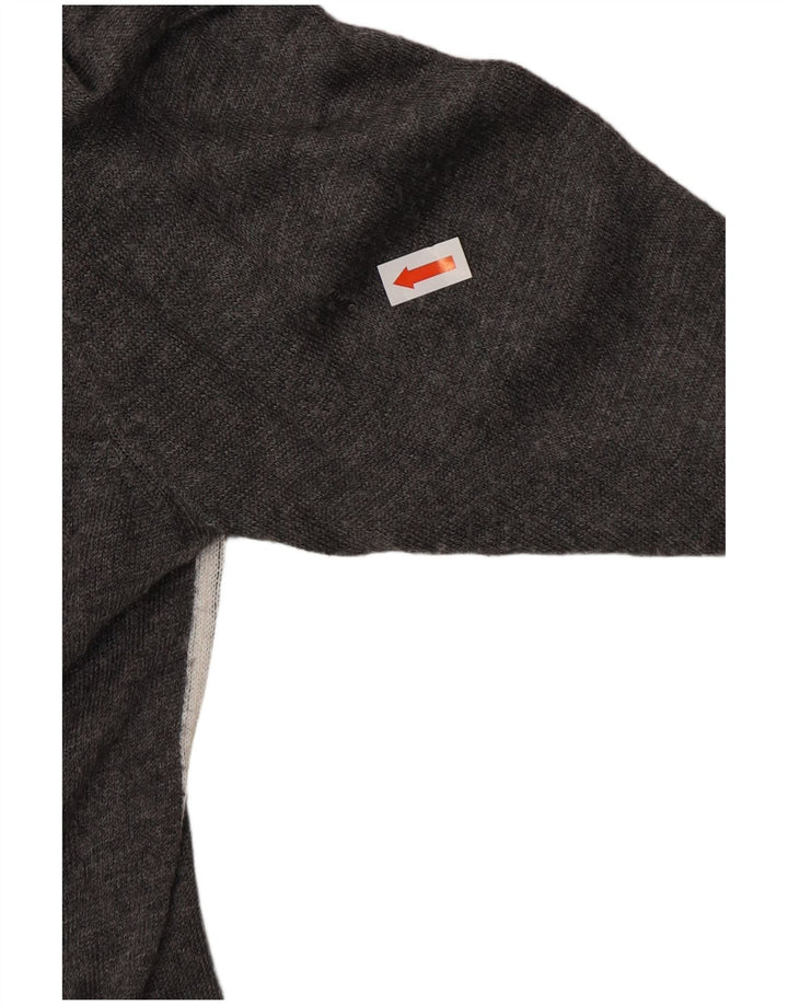 ZARA ženski džemper s kornjačičastim ovratnikom UK 12 Srednje siva viskoza