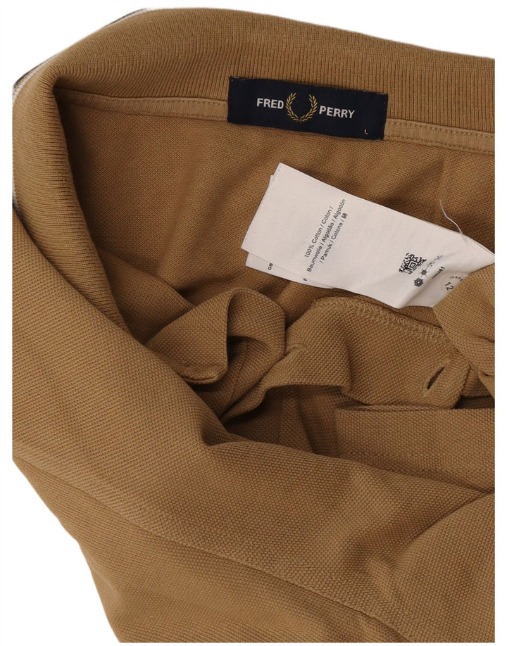 Fred Perry muška polo majica velika bež pamuk