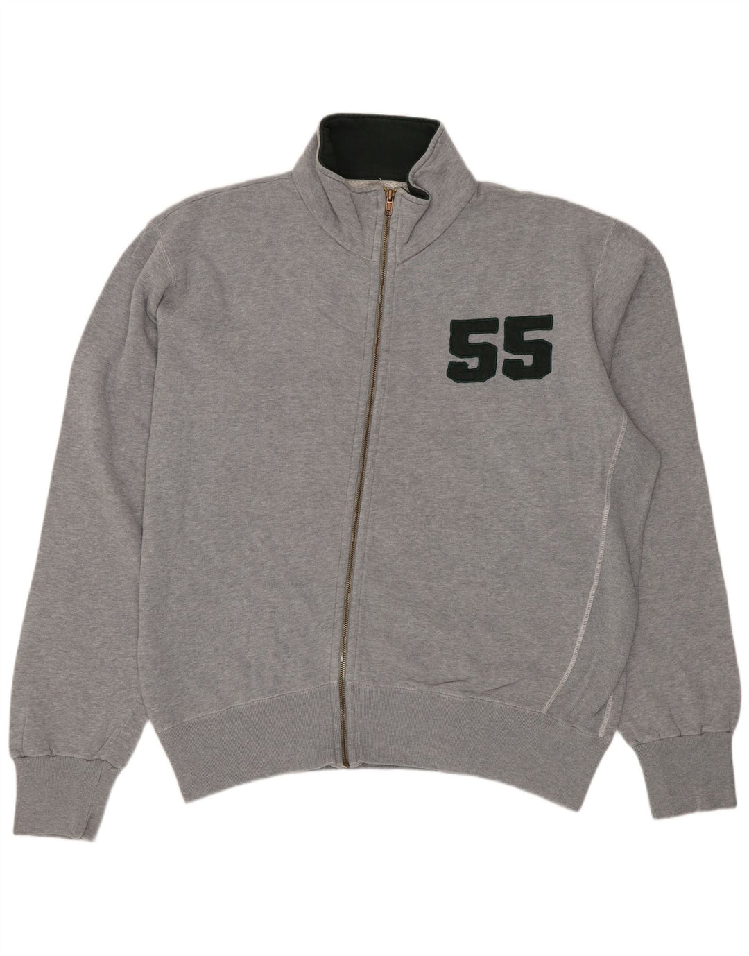 VINTAGE muška grafička trenirka, gornja jakna XL, sivi pamuk