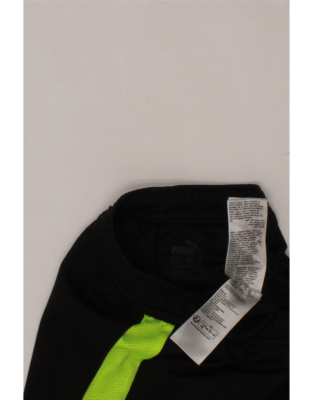 PUMA Sportske kratke hlače za dječake 7-8 godina, crni poliester u boji