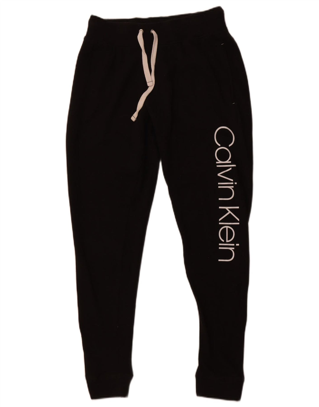 CALVIN KLEIN Ženske trenirke s grafičkim motivima Joggers UK 6 XS crne