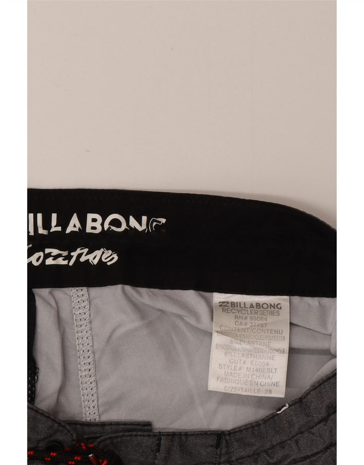BILLABONG muške kratke hlače za plivanje, pamučne male sive pruge