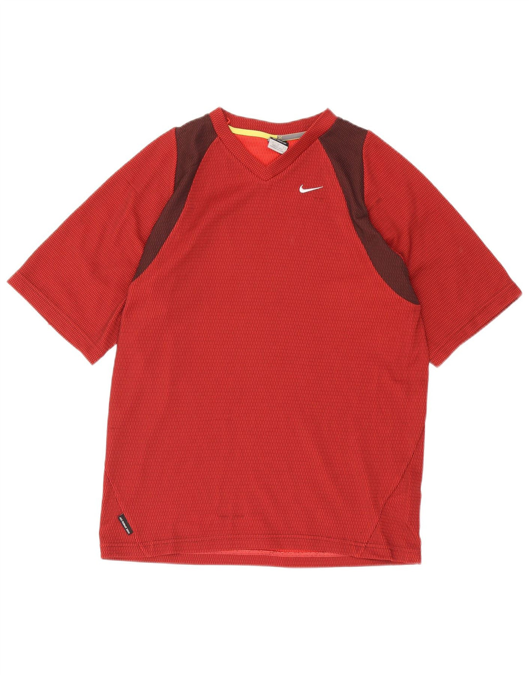 Nike Muška majica kratkih rukava Medium Burgundy Colourblock Poliester