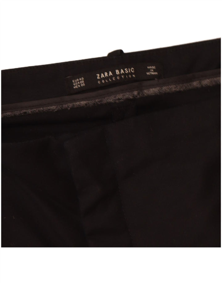 Zara ženske uske chino hlače EU 40 srednje W32 L28 crne