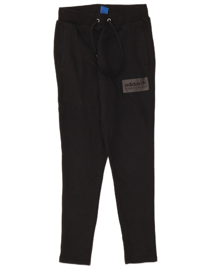 Adidas ženske trenirke hlače UK 8 male crne pamučne