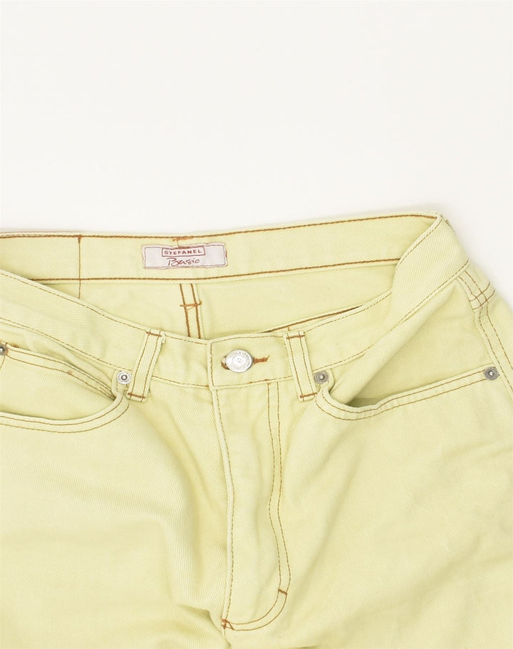 STEFANEL Womens Tapered Jeans W28 L28 Green Cotton | Vintage Stefanel | Thrift | Second-Hand Stefanel | Used Clothing | Messina Hembry 