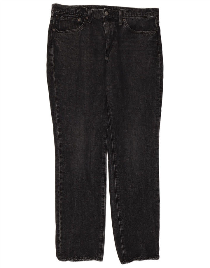 Levi's muške ravne traperice W36 L31 sivi pamuk