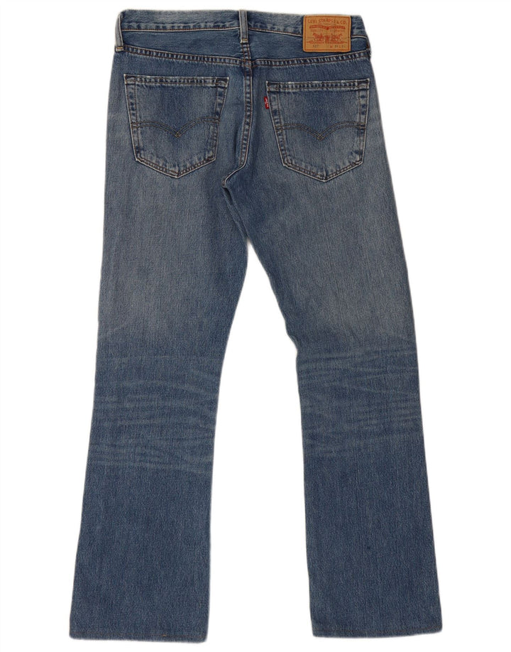 Levi's muške 527 Bootcut traperice W31 L31 plavi pamuk