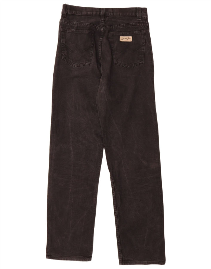 Wrangler muške ravne traperice W29 L29 crni pamuk