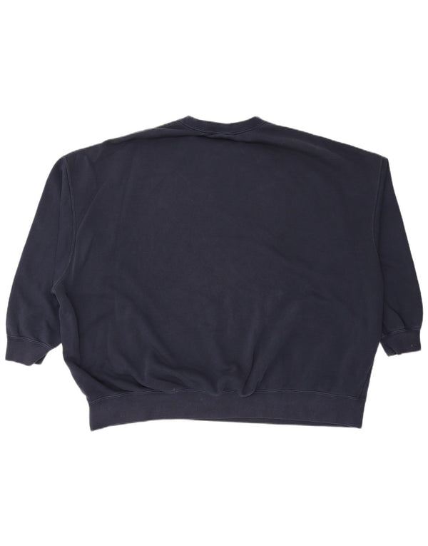 NIKE Ženska prekomjerna trenirka s grafičkim motivima UK 16 Velika tamnoplava