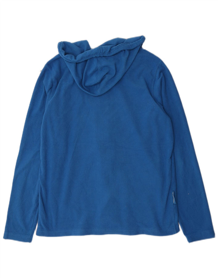 Mountain Warehouse muška flis jakna s kapuljačom UK 38 srednje plavi poliester