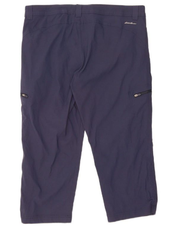 Eddie Bauer Ženske kapri hlače za planinarenje US 10 Large W34 L21 Plavi najlon