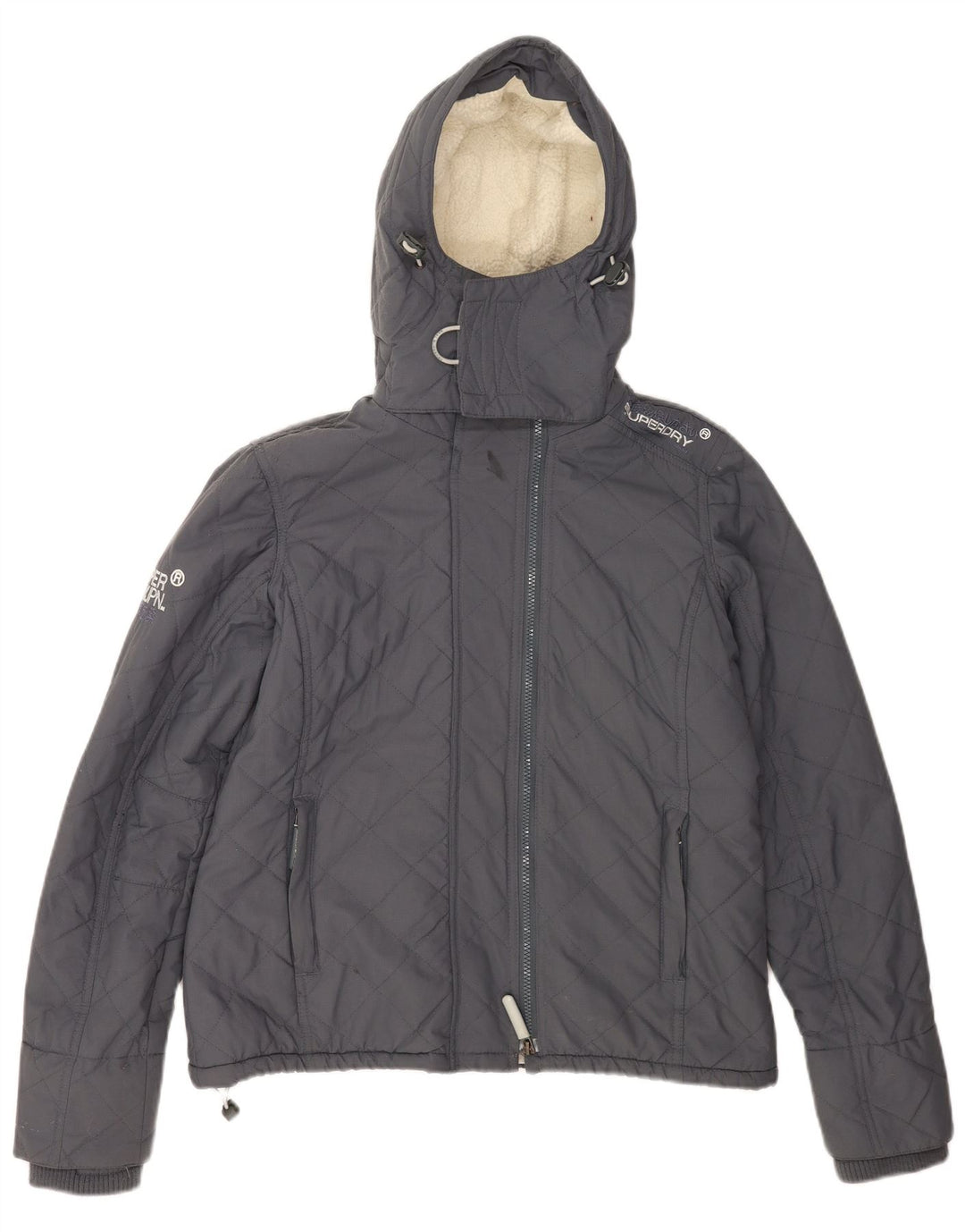 Superdry ženska jakna vjetrovka s kapuljačom UK 40 velika siva