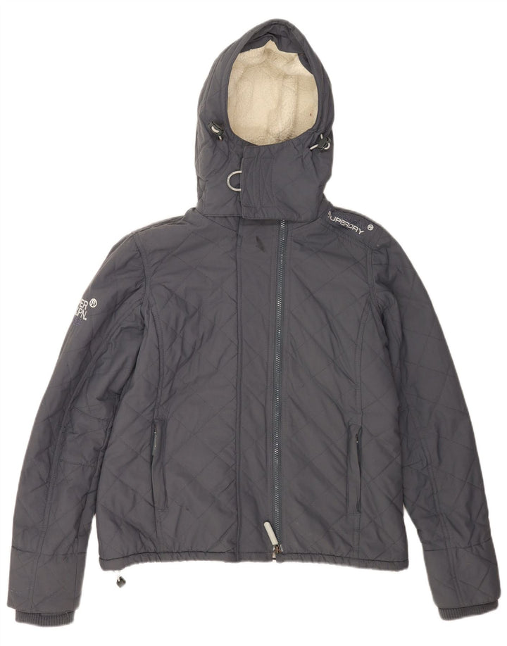 Superdry ženska jakna vjetrovka s kapuljačom UK 40 velika siva